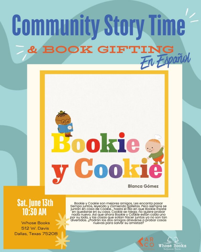 Community Story Time: Bookie Y Cookie en Español